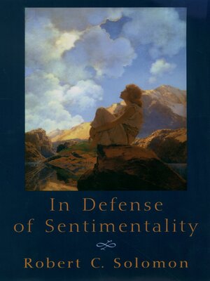 cover image of In Defense of Sentimentality